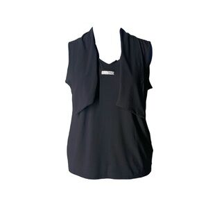 89th Madison Black Blouse sleeveless blouse